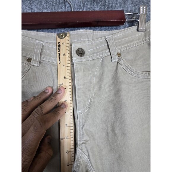 Kuhl Pants Womens 10 Beige Straight Leg Spandex Hiking Outdoor Casual Stained - Picture 5 of 9